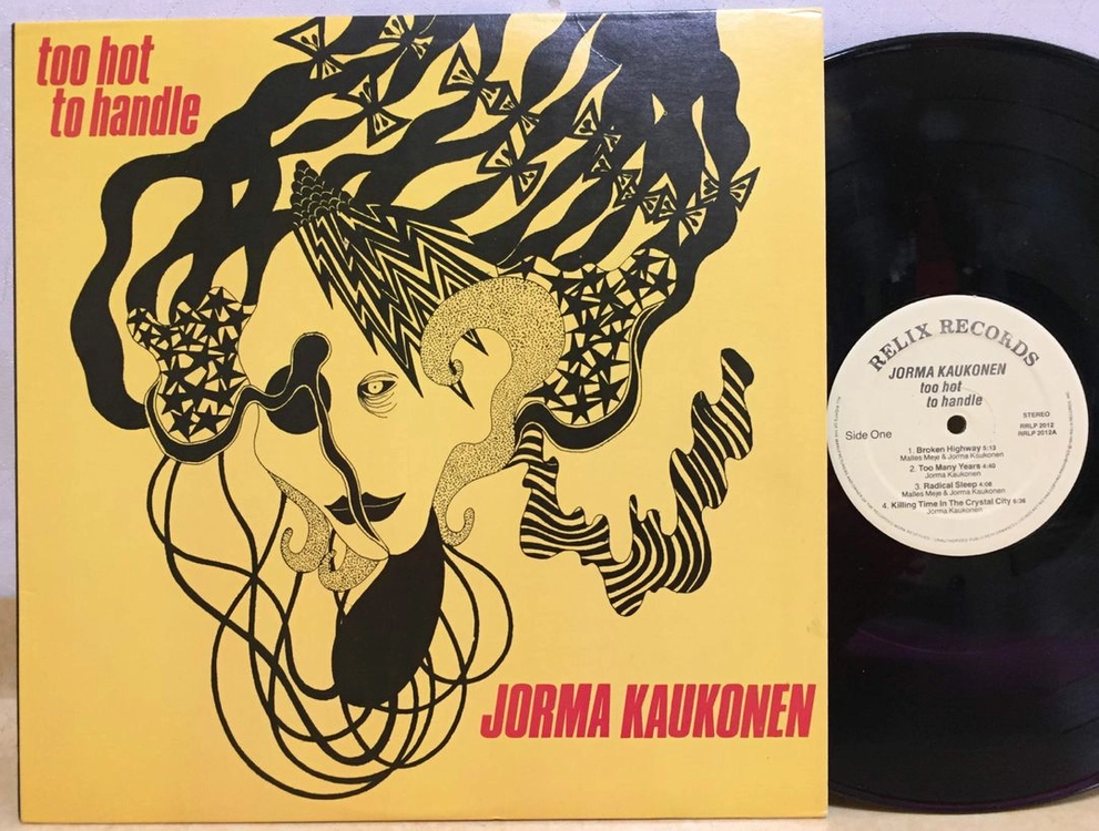 Lp ; jorma kaukonen - too hot to handle 조마 카우코넨 어쿠스틱 블루스 blues 이미지