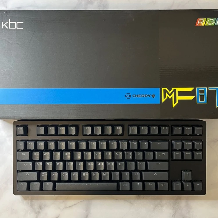 IKBC 풀 알루미늄 RGB 체리 MX 갈축 기계식 키보드 게이밍 이미지