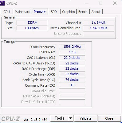 AFOX DDR4 3200 8GB 단품 팝니다 이미지