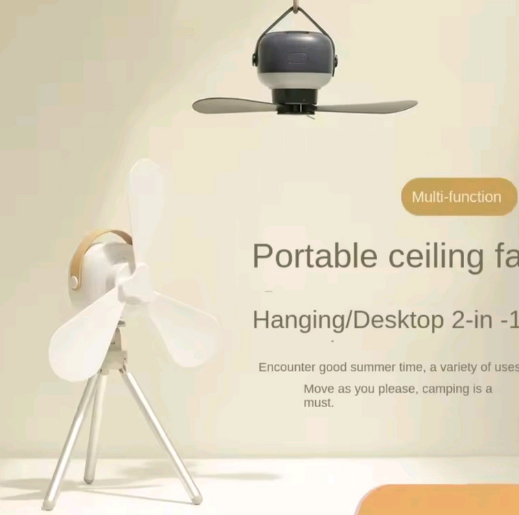 캠핑, 낚시 선풍기 충전식. 7200mAh- 새상품 이미지