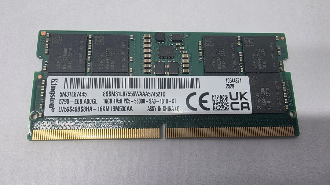킹스톤 노트북용 DDR5 16GB 5600MHz 미사용 새제품 이미지