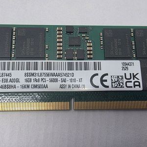 킹스톤 노트북용 DDR5 16GB 5600MHz 미사용 새제품 이미지