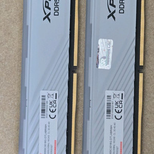 adata ddr5 cl30 6000 화이트 ddr5 16 x 2 32gb 팔아요 국내정품 이미지