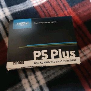 크루셜 2tb ssd Crucial P5 Plus 2TB M.2 NVMe SSD 미개봉 이미지