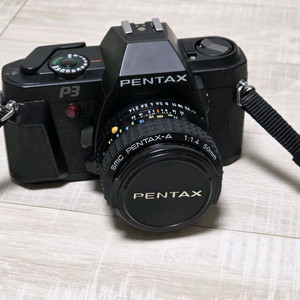 펜탁스 p3 필름카메라 a50.4 50mm 1.4 렌즈 이미지