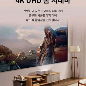 (미사용)엘지 4K 씨네빔 HU715QW 빔프로젝터 이미지