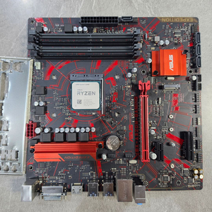 라이젠5 3600 + ASUS EX-A320M-GAMING 메인보드 이미지
