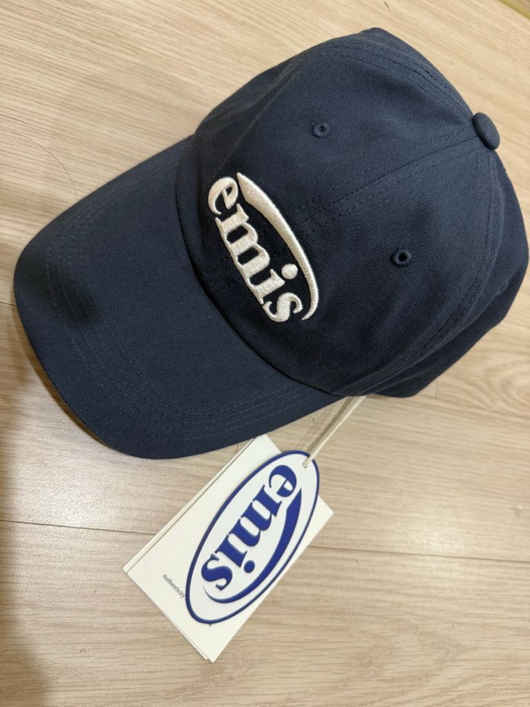 새상품)이미스 emis NEW LOGO EMIS CAP-NAVY 볼캡 모자 이미지