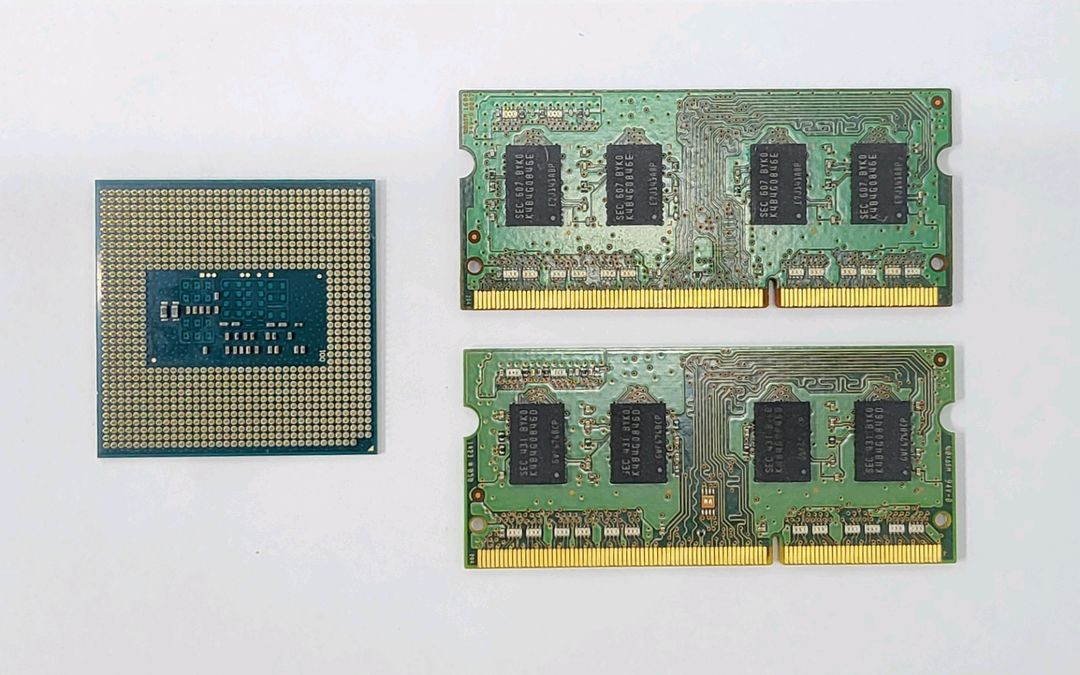 노트북 CPU 인텔 i5-4210M + 삼성 노트북용 램 DDR3L 4GB 2개 (총 8GB) 일괄 이미지