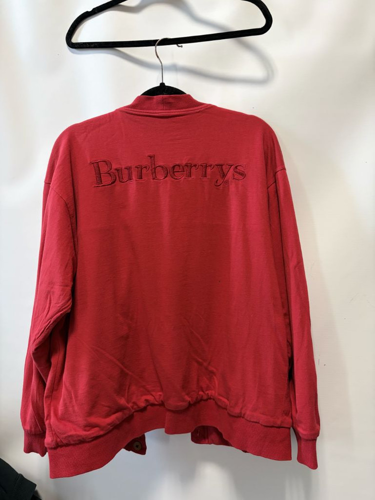 빈티지 올드 Burberrys USA 코튼 양면 가디건 L 이미지