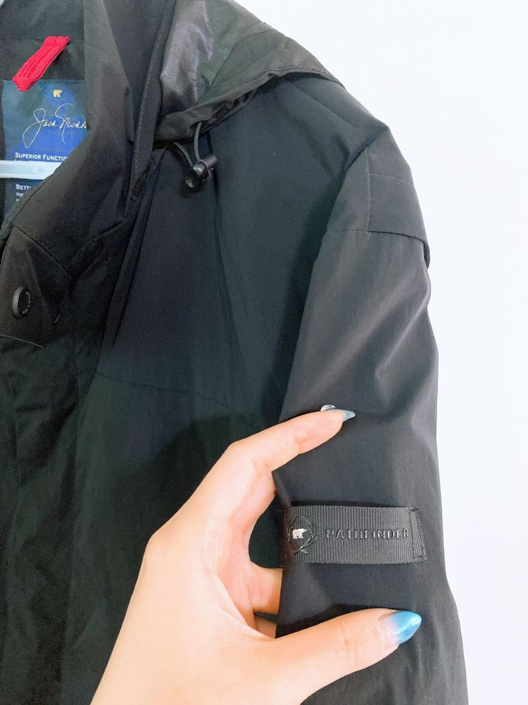 (105)잭니클라우스골프남자블랙후드바람막이자켓 이미지