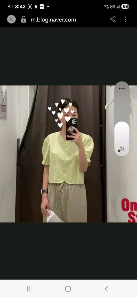 에잇세컨즈 여리퍼프 크롭 숏 블라반팔자켓 이미지