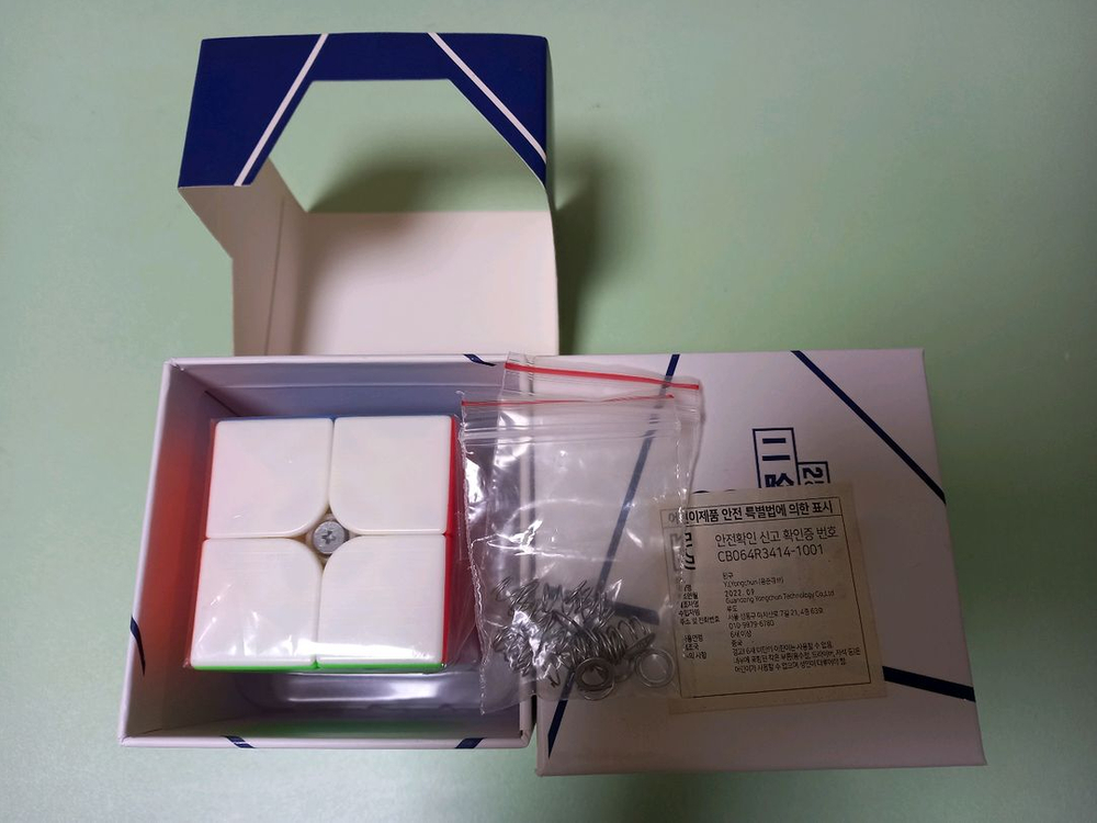 중고 루빅스큐브 YJ용진(용쥔)2x2x2큐브 팝니다 이미지