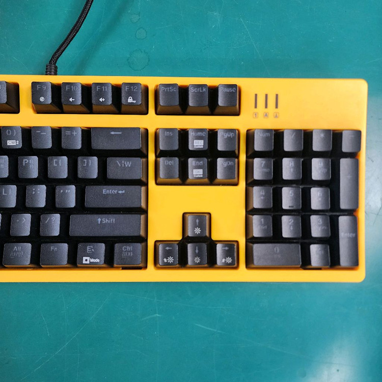 앱코 HACKER K660S 카일 광축 게이밍 키보드 (노란색 바디) 다량 보유 1개당 이미지