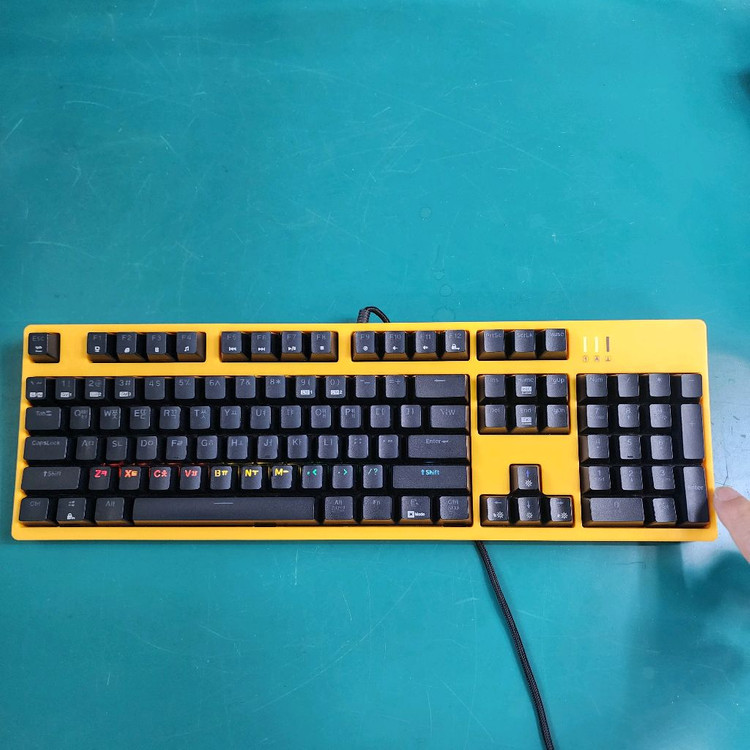 앱코 HACKER K660S 카일 광축 게이밍 키보드 (노란색 바디) 다량 보유 1개당 이미지