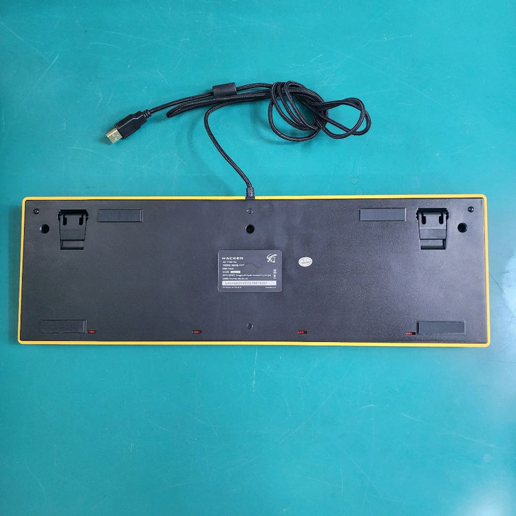 앱코 HACKER K660S 카일 광축 게이밍 키보드 (노란색 바디) 다량 보유 1개당 이미지