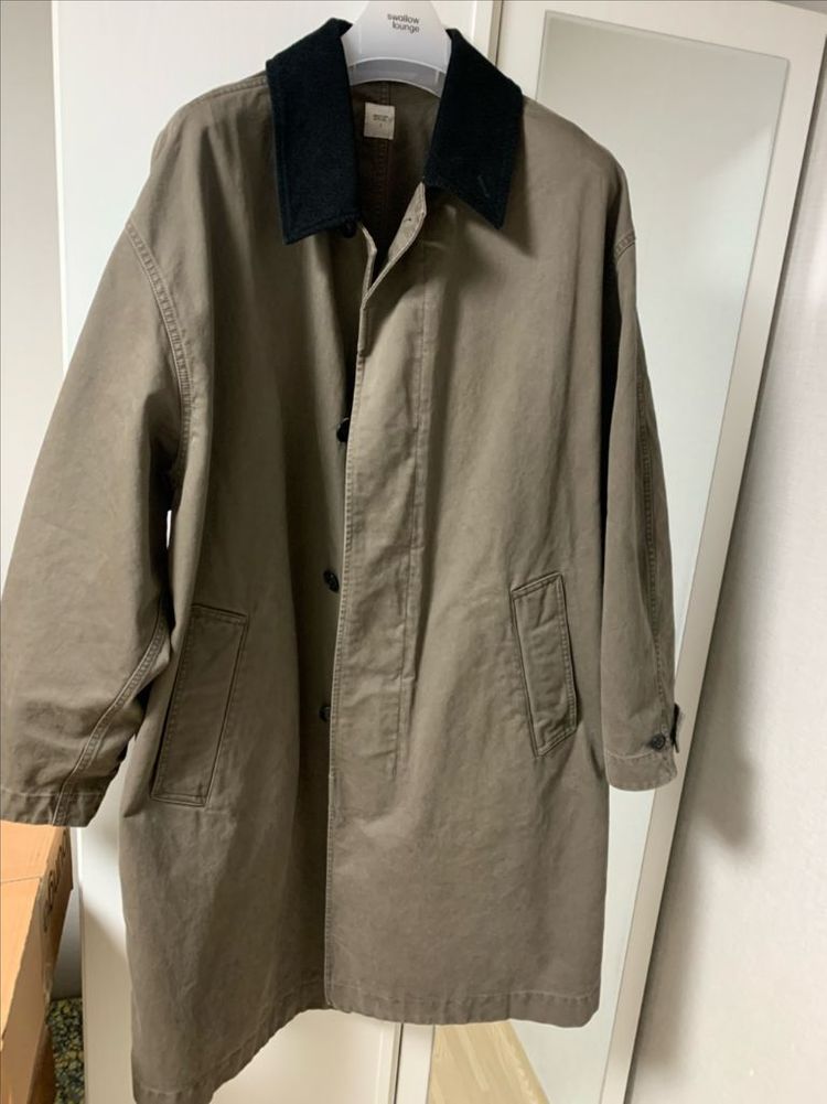 어나더오피스25fwBonjour Mac Coat (Gray mocha)01판매 이미지