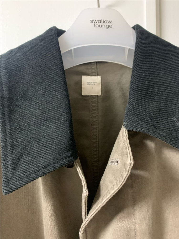 어나더오피스25fwBonjour Mac Coat (Gray mocha)01판매 이미지