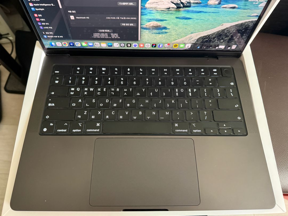 배터리 100 맥북프로 m3 pro 14인치 18/512 이미지