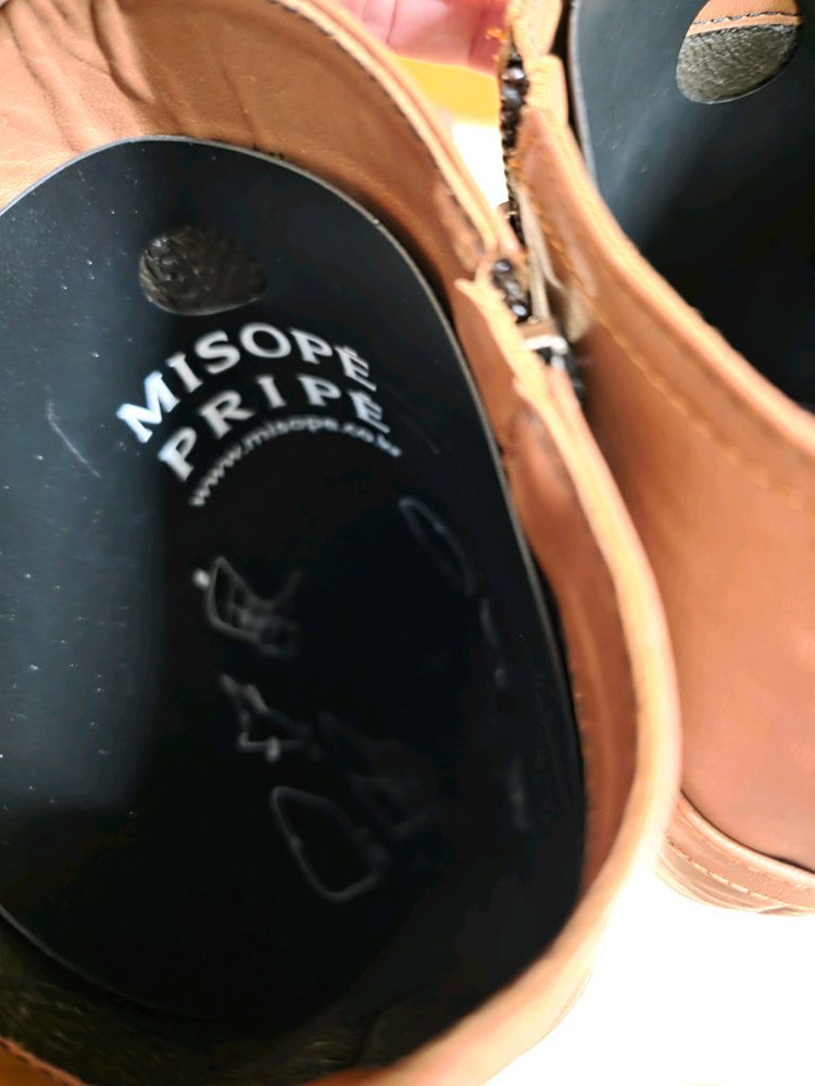 미소페(MISOPE) 가죽 롱부츠(235mm) 이미지