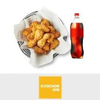 교촌치킨 허니한마리(허니오리지날) + 콜라 1.25L -> 19900원 이미지