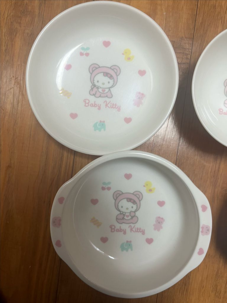 베이비키티 식기세트(3개.2개 판매도가능 이미지