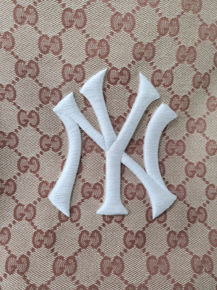 구찌 x mlb 뉴욕 양키즈 패치 남여공용 백팩 이미지