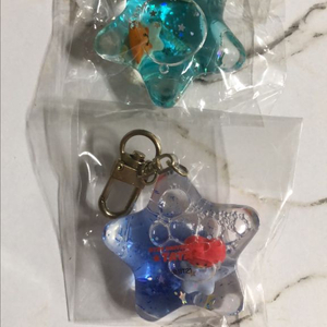 일본 한정 bt21 별모양 워터 키링 이미지