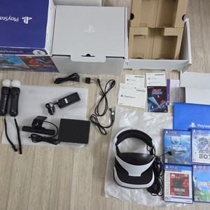 sony PS4PRO VR 메가 팩(게임4개 포함) 팝니다. 이미지
