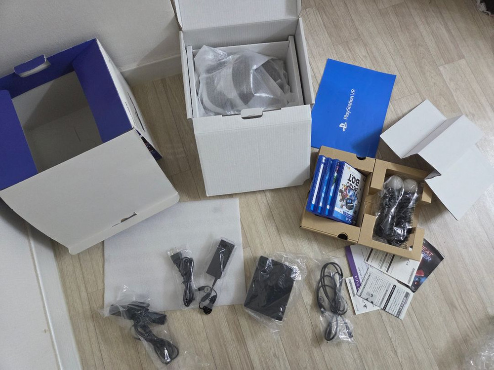 sony PS4PRO VR 메가 팩(게임4개 포함) 팝니다. 이미지