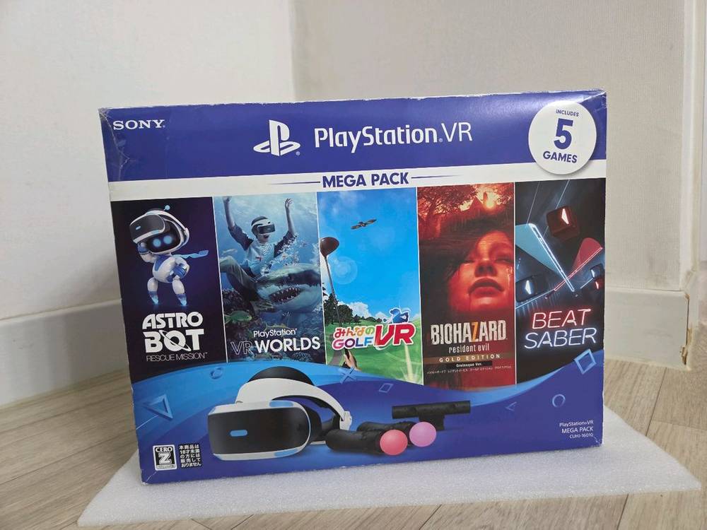sony PS4PRO VR 메가 팩(게임4개 포함) 팝니다. 이미지