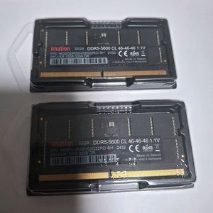 IMATION DDR5 32GB 메모리 2개 세트 이미지