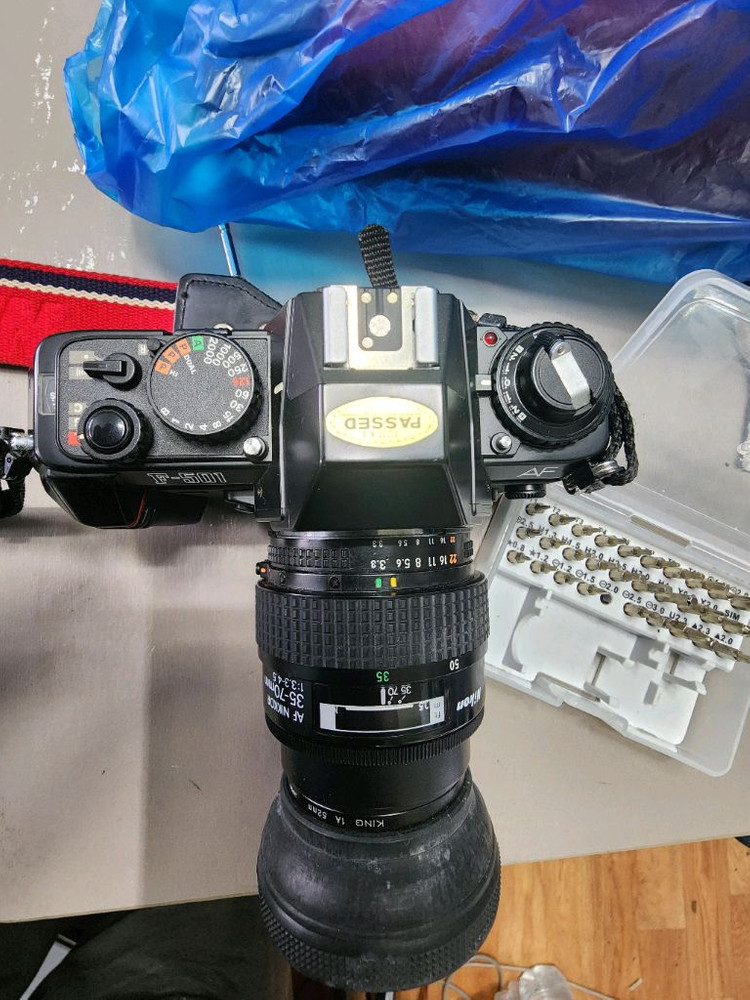 니콘 f501 after 35-75mm f3.3-4.5렌즈 팝니다 이미지