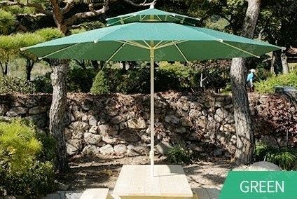 미개봉-무료배송] 지름 220cm 특대형 2단 파라솔 이미지
