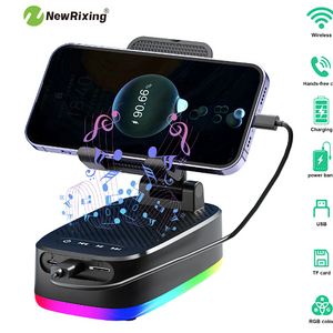 (새상품)휴대폰 거치대 블루투스 스피커 rgb 조명 이미지