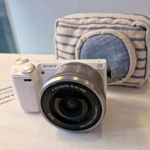 (A급:8,200컷대) 소니 NEX-5R + 16-50mm 파워줌 렌즈 + 마더피아노 마린 가방 이미지