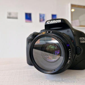 (A급) 캐논 EOS 550D DSLR 카메라+EF 50mm f1.8 II 렌즈+ 정품가방 이미지