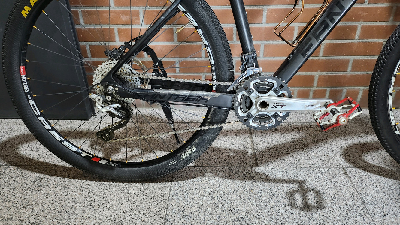 카본MTB 자전거 폭스에어샥 구동/제동XT 이미지