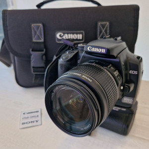 [A급] 캐논 EOS 400D DSLR 카메라 +정품세로그립+18-55mm렌즈+정품가방(클리닝완료) 이미지