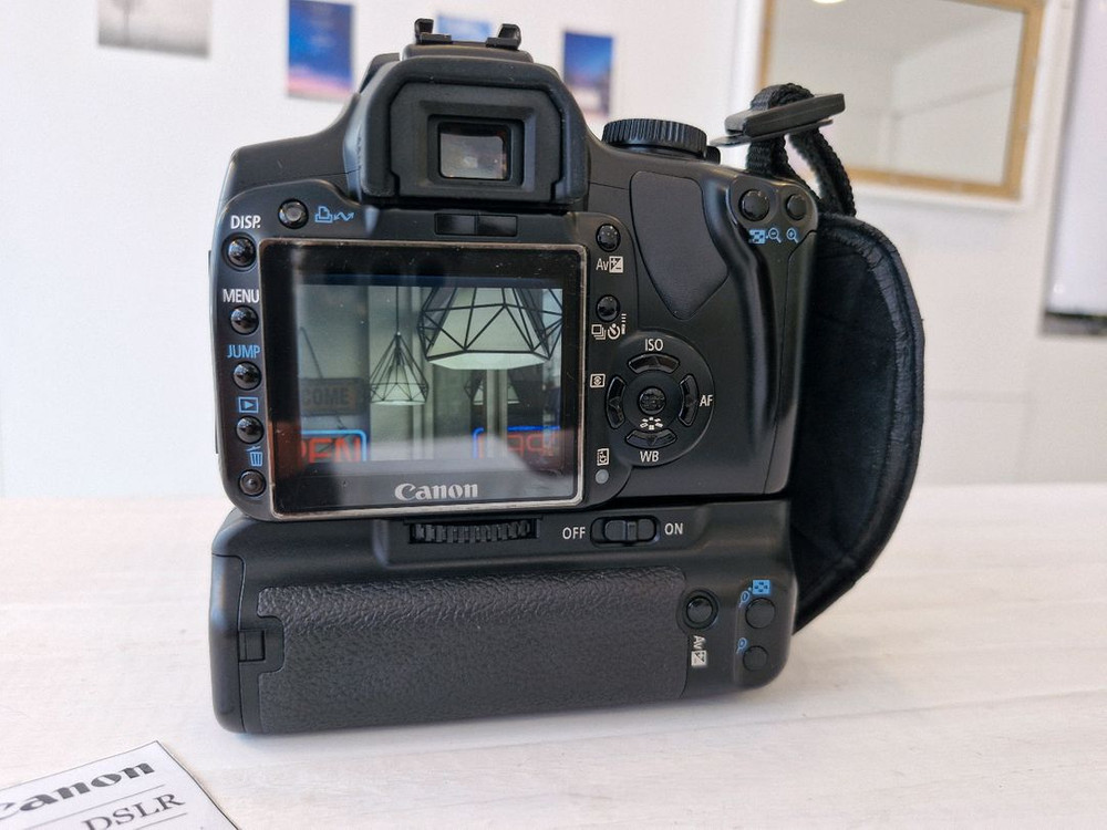 [A급] 캐논 EOS 400D DSLR 카메라 +정품세로그립+18-55mm렌즈+정품가방(클리닝완료) 이미지