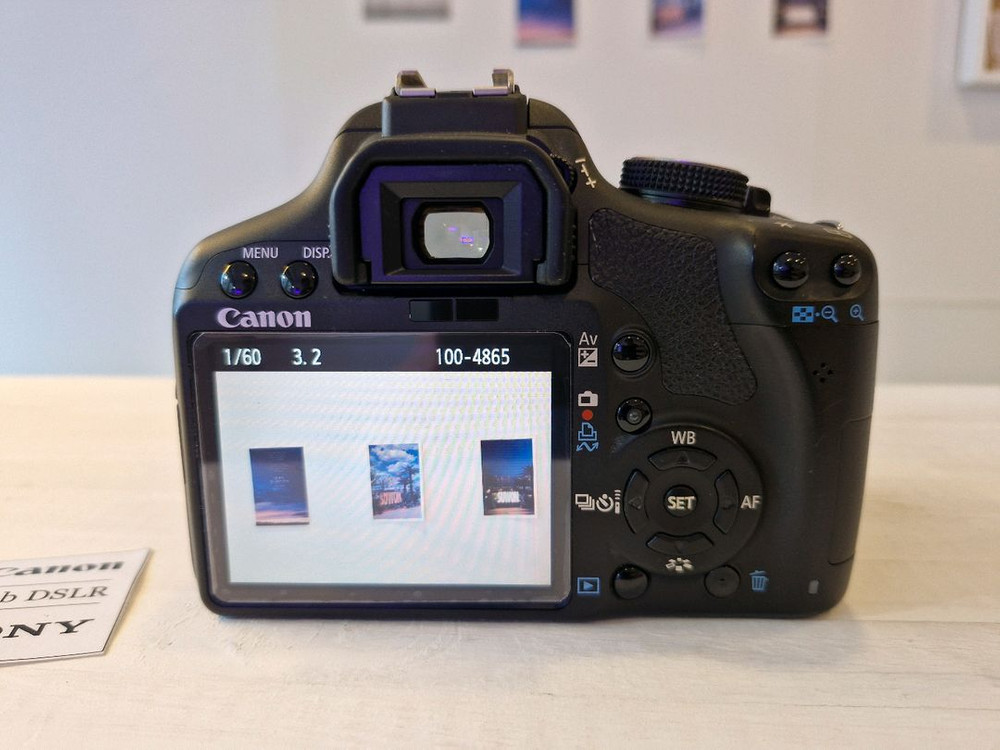 (A급 :16,900컷대) 캐논 EOS 500D DSLR 카메라 +EF 50mm f/1.8 렌즈+신품가방 이미지