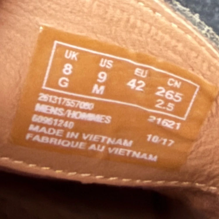 클락스 (Clarks) 남자 스웨이드 단화 더비슈즈 (US9) 이미지