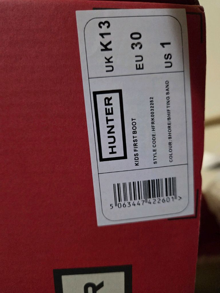 헌터 부츠 uk13 190 새상품 이미지
