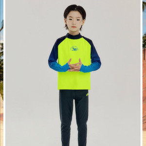 15%세일가)히로 수영복 히로 26ss 그라데이션 래쉬가드 래글런래쉬가드 히로 26 멀티스윔수트 150,커버낫220 이미지