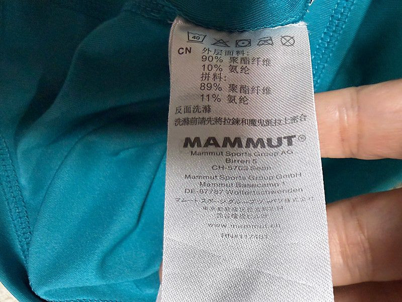 마무트 MAMMUT 반집업 등산티셔츠 여성용 95호 66사이즈 이미지
