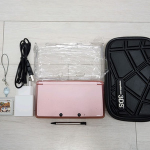 포켓뱅크,특별체험판등) 닌텐도 3DS 핑크셋트 판매합니다 이미지