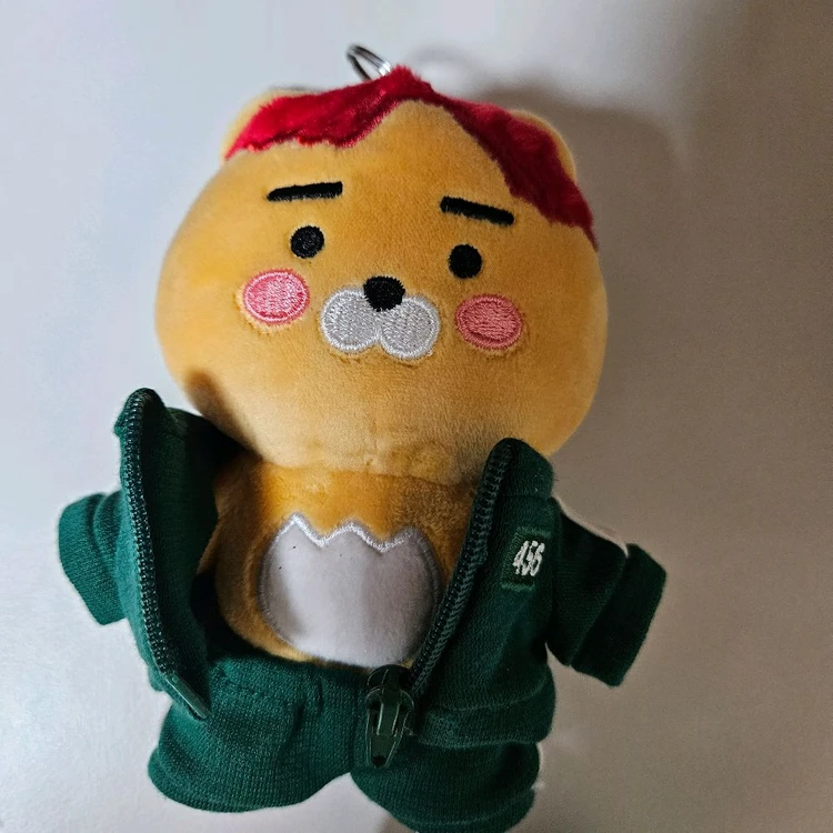카카오프렌즈 오징어게임 라이언 키링 인형 옷입히기 코스튬 이미지