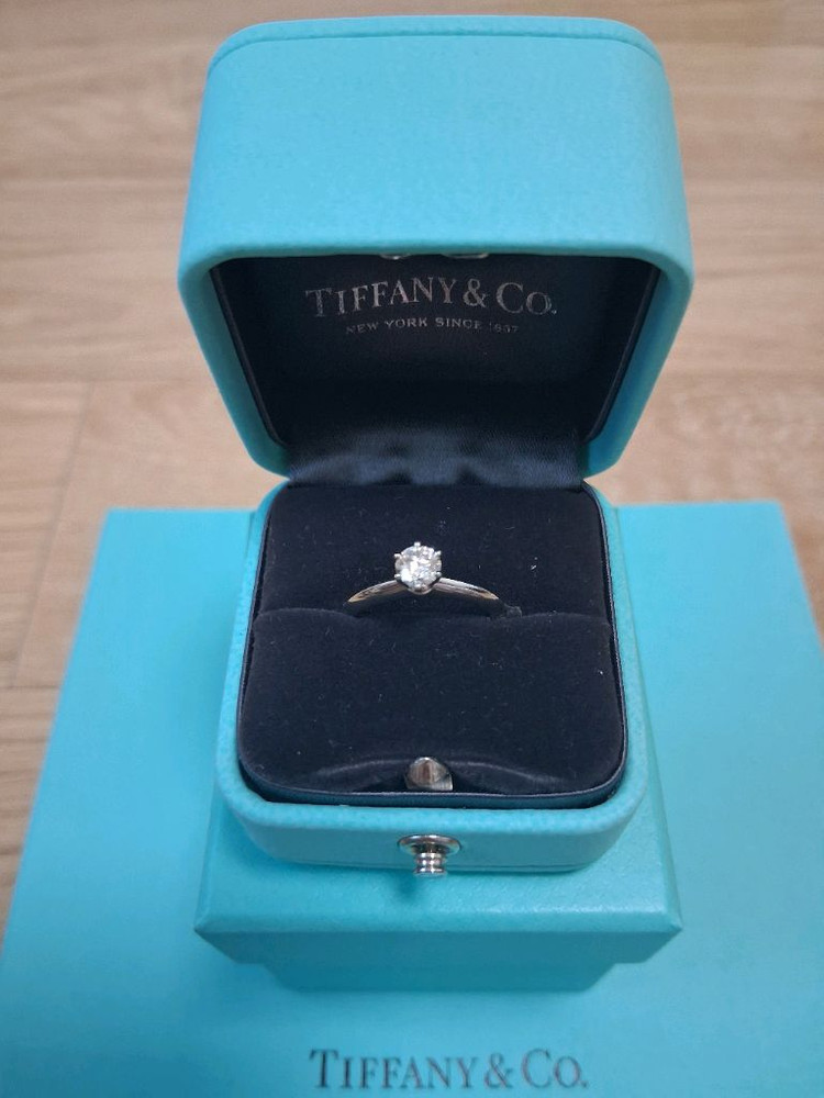티파니 0.34ct/3.4부 다이아 플래티늄 반지 이미지