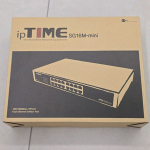ipTIME SG16M-mini 16포트 스위치허브 스위칭허브 랜 이미지