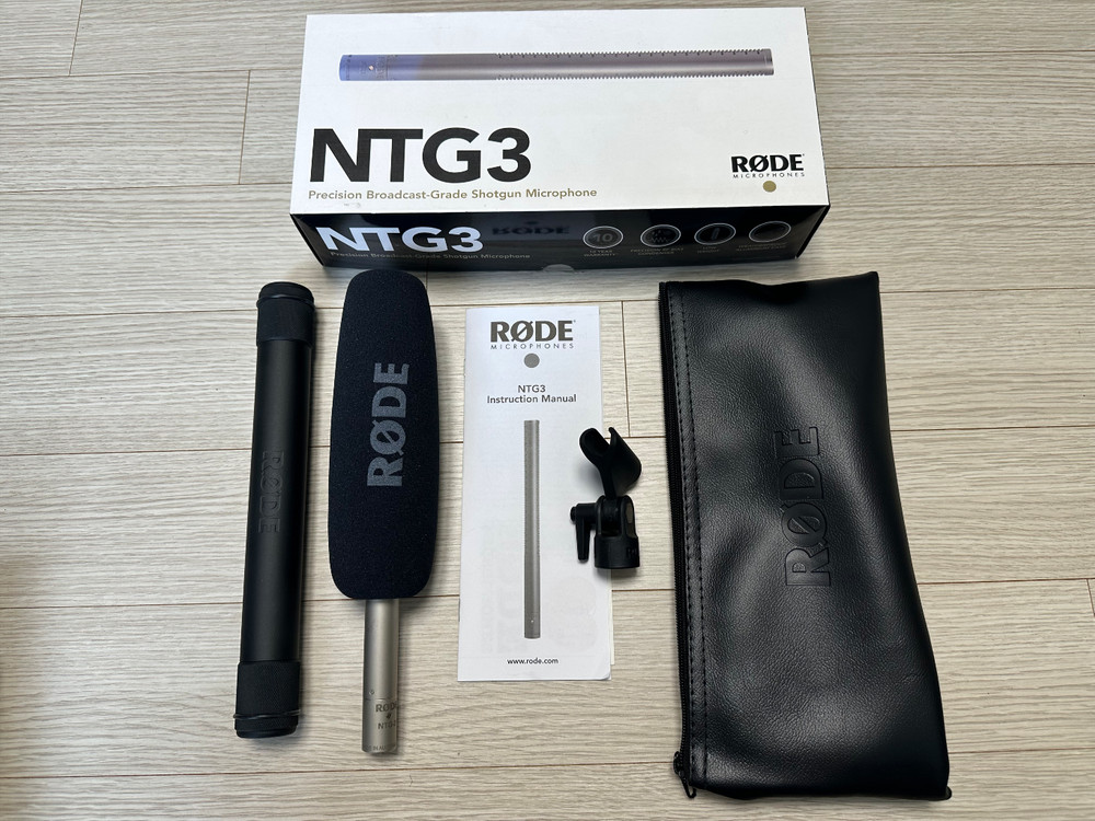 로데 RODE NTG3 콘덴서 마이크 판매합니다 이미지
